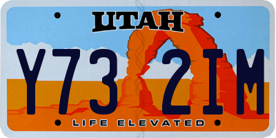 UT license plate Y732IM