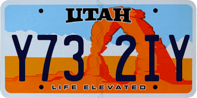 UT license plate Y732IY