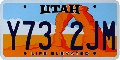 UT license plate Y732JM