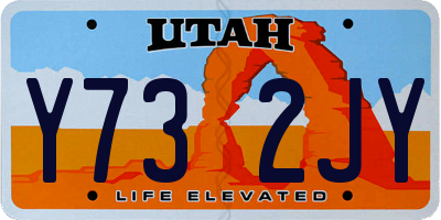UT license plate Y732JY