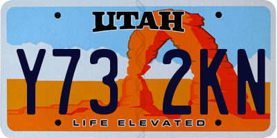 UT license plate Y732KN
