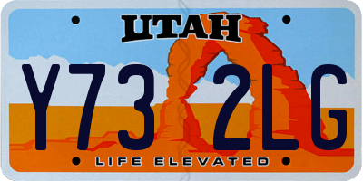 UT license plate Y732LG