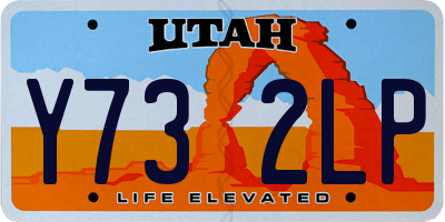 UT license plate Y732LP