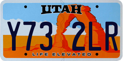 UT license plate Y732LR