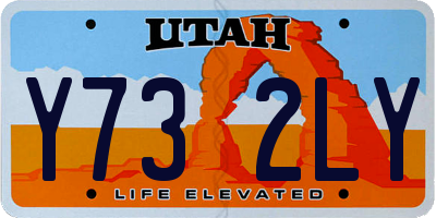 UT license plate Y732LY