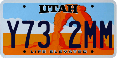 UT license plate Y732MM