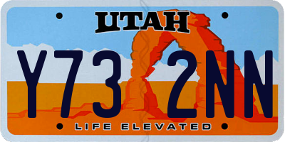 UT license plate Y732NN
