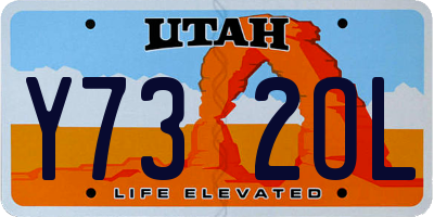 UT license plate Y732OL