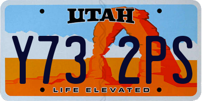 UT license plate Y732PS