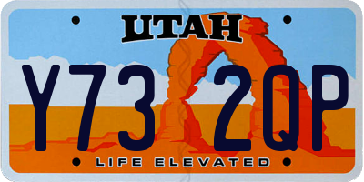 UT license plate Y732QP