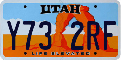 UT license plate Y732RF