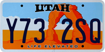 UT license plate Y732SQ