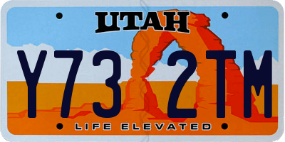 UT license plate Y732TM