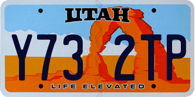 UT license plate Y732TP
