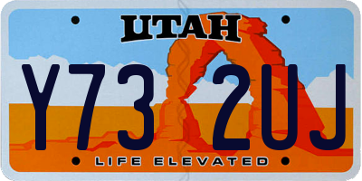 UT license plate Y732UJ