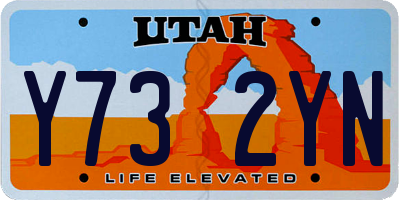 UT license plate Y732YN