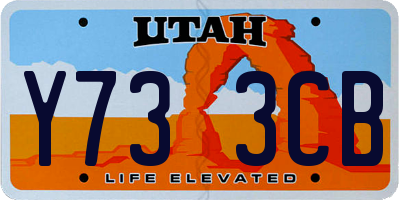 UT license plate Y733CB