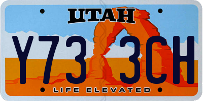 UT license plate Y733CH