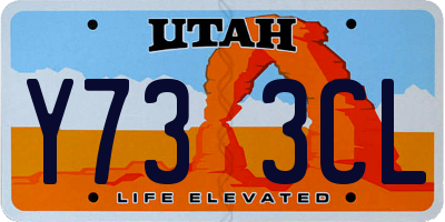 UT license plate Y733CL