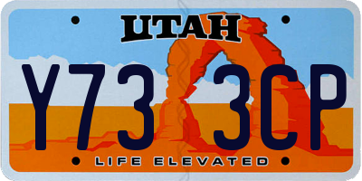 UT license plate Y733CP