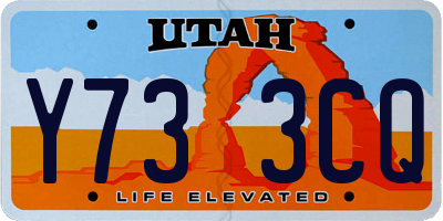 UT license plate Y733CQ