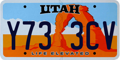 UT license plate Y733CV