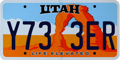 UT license plate Y733ER