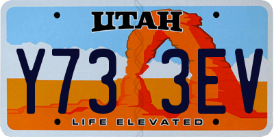 UT license plate Y733EV