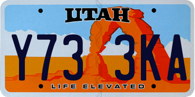 UT license plate Y733KA
