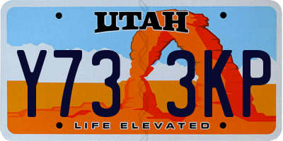 UT license plate Y733KP