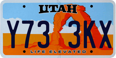 UT license plate Y733KX