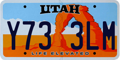 UT license plate Y733LM