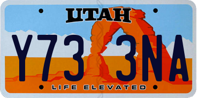 UT license plate Y733NA