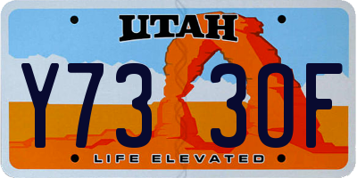 UT license plate Y733OF