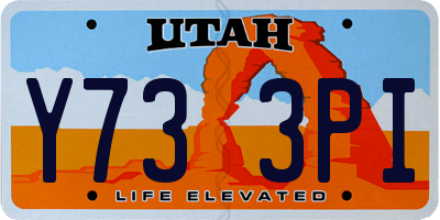 UT license plate Y733PI
