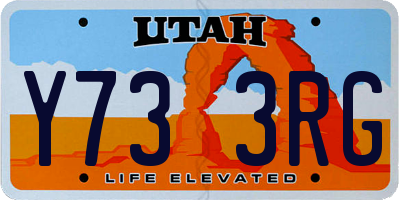 UT license plate Y733RG