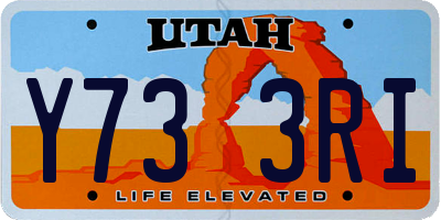UT license plate Y733RI