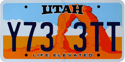 UT license plate Y733TT