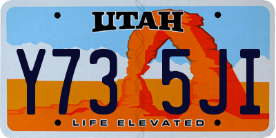 UT license plate Y735JI