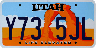 UT license plate Y735JL