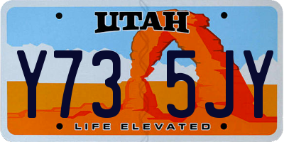UT license plate Y735JY