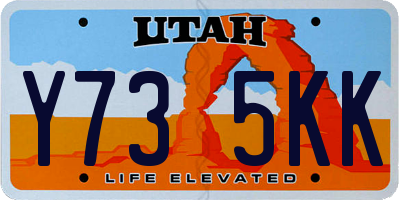 UT license plate Y735KK