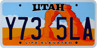 UT license plate Y735LA
