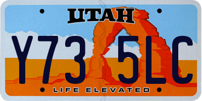 UT license plate Y735LC