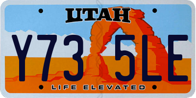 UT license plate Y735LE
