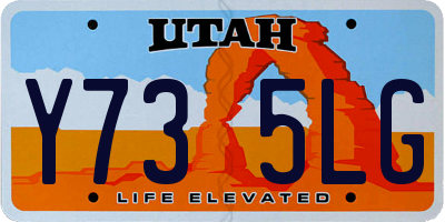 UT license plate Y735LG