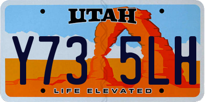 UT license plate Y735LH
