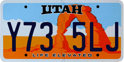 UT license plate Y735LJ