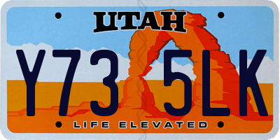 UT license plate Y735LK