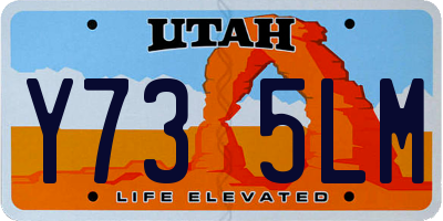 UT license plate Y735LM